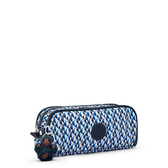 Kipling Gitroy Printed Pencil Case Táska Kék | HU 2128WN